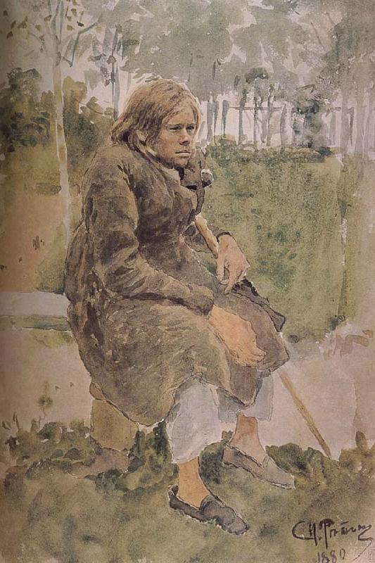Ilia Efimovich Repin Humpback people oil painting image